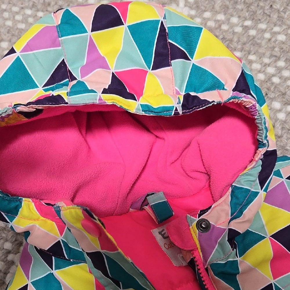 Colorful Geometric Patterned Jacket - Picture 3 of 4